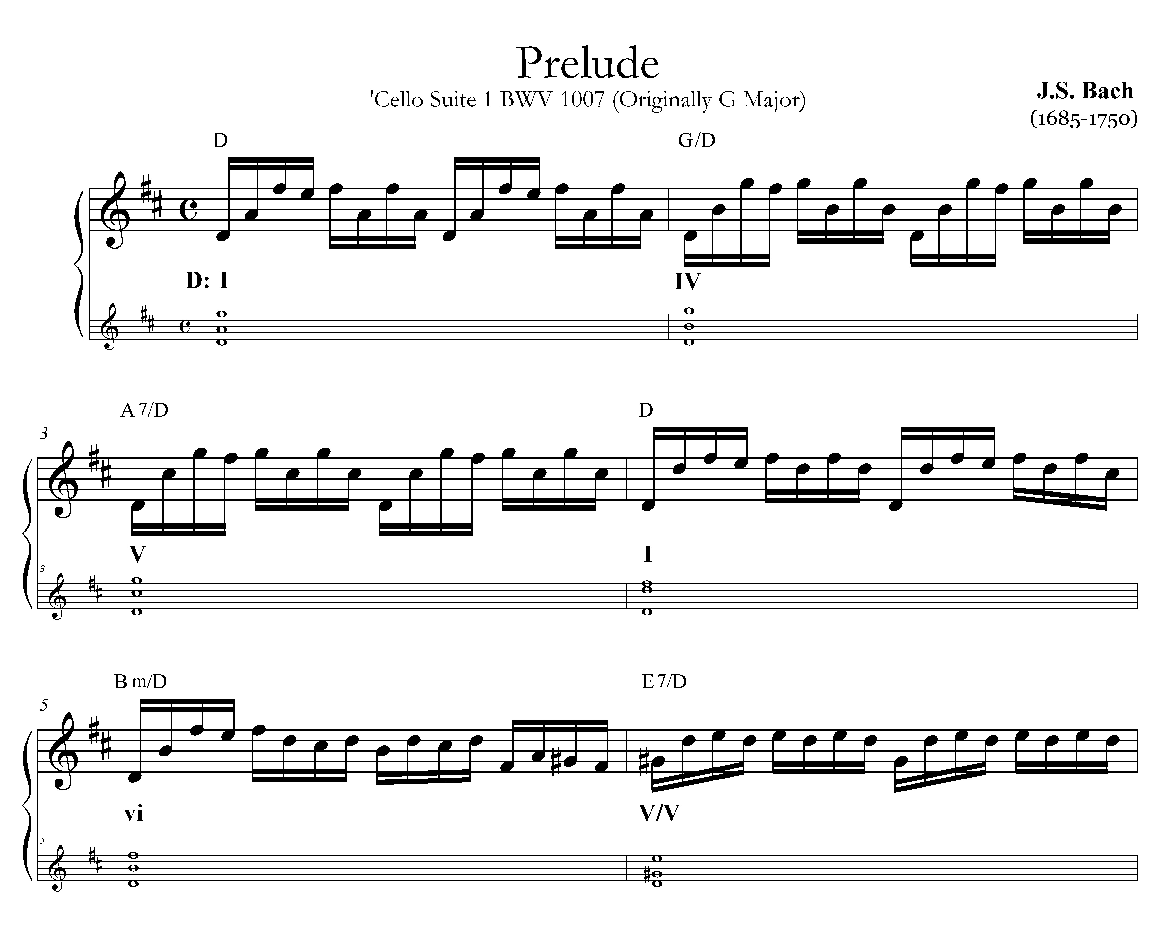 John Hall | Music for Guitar | Blog : Bach 'Cello Suite 1 BWV 1007
